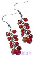 Designer beaded earring - click here for large view
