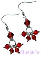 Designer beaded earring - click here for large view