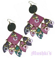Designer beaded earring - click here for large view