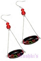 Designer beaded earring - click here for large view