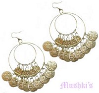 Designer beaded earring - click here for large view
