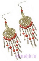 Designer beaded earring - click here for large view