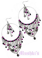 Designer beaded earring - click here for large view