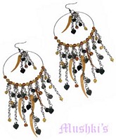 Designer beaded earring - click here for large view