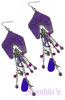 Designer beaded earring - click here for large view
