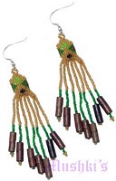 Designer beaded earring - click here for large view