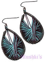 Designer beaded earring - click here for large view