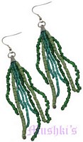 Designer beaded earring - click here for large view