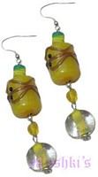 Designer beaded earring - click here for large view