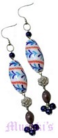 Designer beaded earring - click here for large view