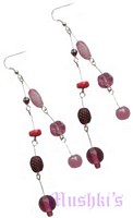Designer beaded earring - click here for large view