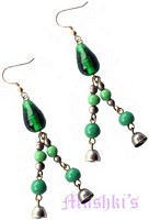 Designer beaded earring - click here for large view
