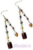 Designer beaded earring - click here for large view