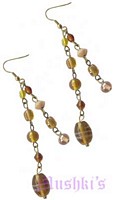 Designer beaded earring - click here for large view
