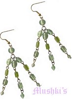 Designer beaded earring - click here for large view