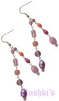 Designer beaded earring - click here for large view