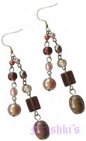 Designer beaded earring - click here for large view