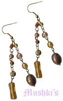 Designer beaded earring - click here for large view