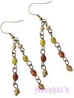 Designer beaded earring - click here for large view
