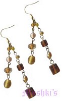 Designer beaded earring - click here for large view