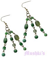 Designer beaded earring - click here for large view
