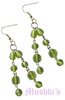 Designer beaded earring - click here for large view