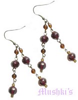 Designer beaded earring - click here for large view