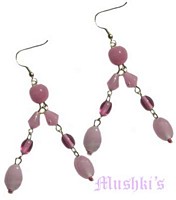 Designer beaded earring - click here for large view