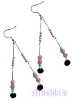 Designer beaded earring - click here for large view