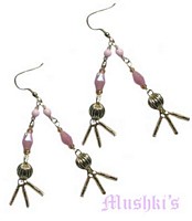 Designer beaded earring - click here for large view