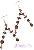 Designer beaded earring - click here for large view