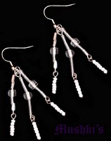 Designer beaded earring - click here for large view