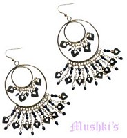 Designer beaded earring - click here for large view