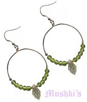Designer beaded earring - click here for large view