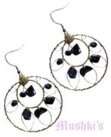 Designer beaded earring - click here for large view