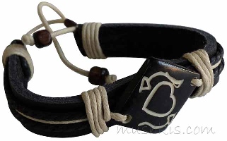 Leather Bracelet - click here for large view