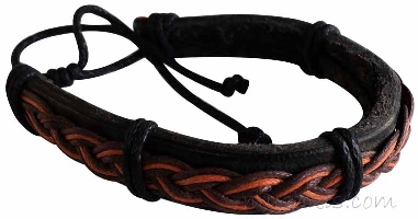 Leather Bracelet - click here for large view