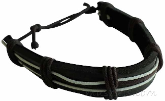 Leather Bracelet - click here for large view