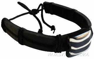 Leather Bracelet - click here for large view