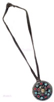 Multy Color Pendant Necklace - click here for large view