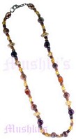 Single Row Tonal Topaz Necklace - click here for large view