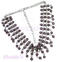 Two Row Amy Beaded Necklace - click here for large view