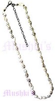 Sigle Row Shell Necklace - click here for large view