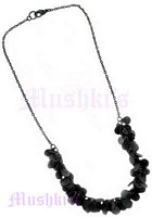 Black Brass Necklace - click here for large view