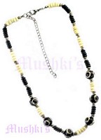 Multy Color Bone Necklace - click here for large view