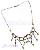 Topaz Beaded Necklace - click here for large view