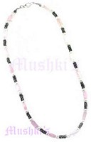 Multy Color Beaded Necklace - click here for large view
