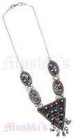 Brass Pendant Necklace - click here for large view