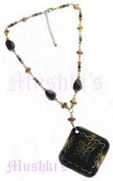Single Row Pendant Necklace - click here for large view