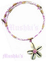 Seed Beaded Coil Choker - click here for large view